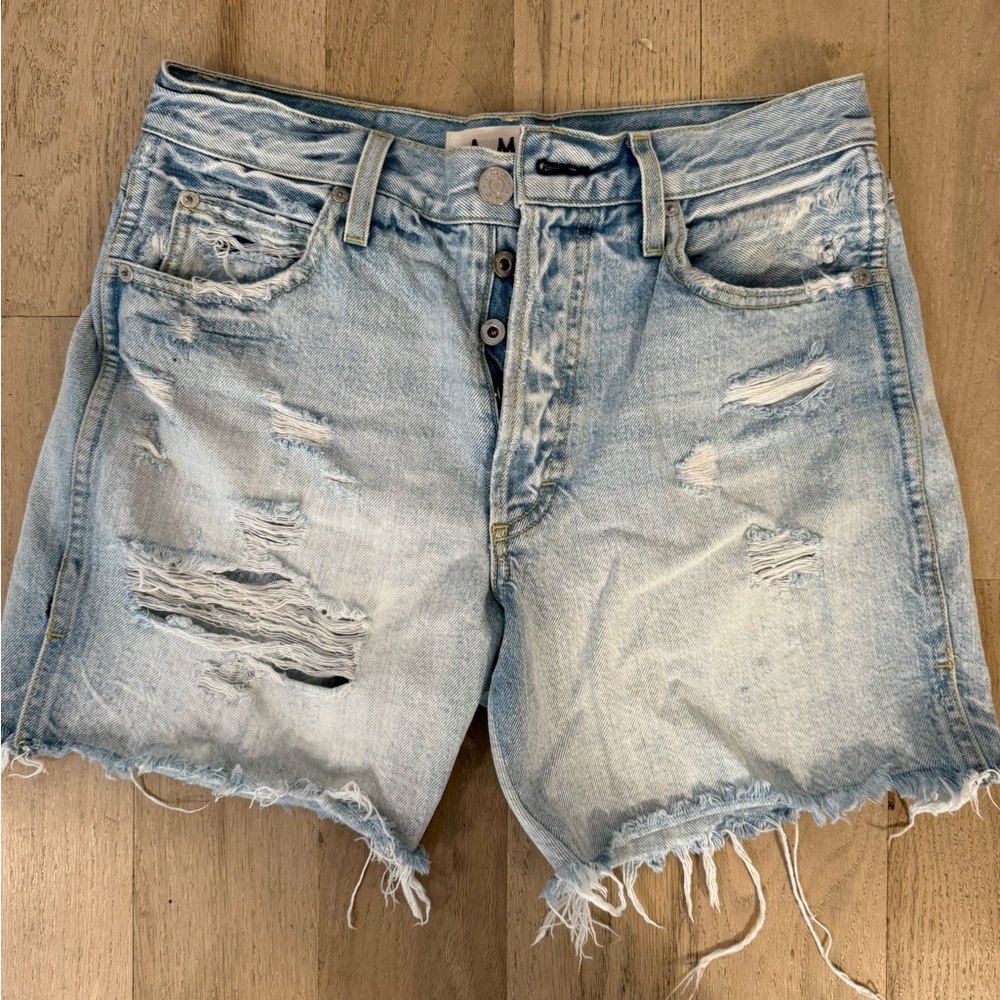 AMO cut-off denim shirts